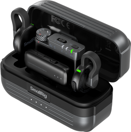 SmallRig S70 5715 wireless microphone system black 2 transmițătoare și receivere [13]