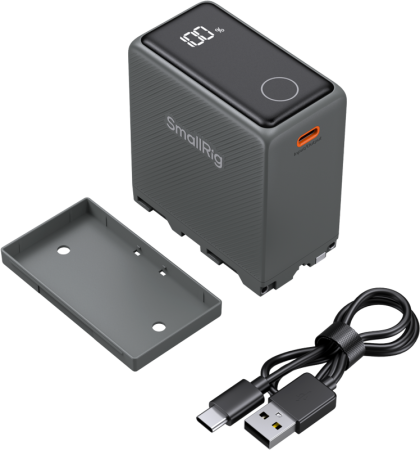 SmallRig 5729 USB-C Rechargeable Camera Battery NP-F970 Extreme Cold Endurance – 7500mAh / 7.4V / 55.5Wh, descărcare -40°C, încărcare USB-C PD [5]