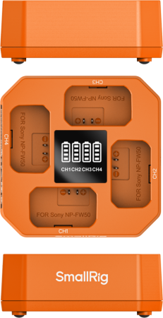 SmallRig 5749 Four-Channel Camera Battery Charger for NP-FW50 [17]