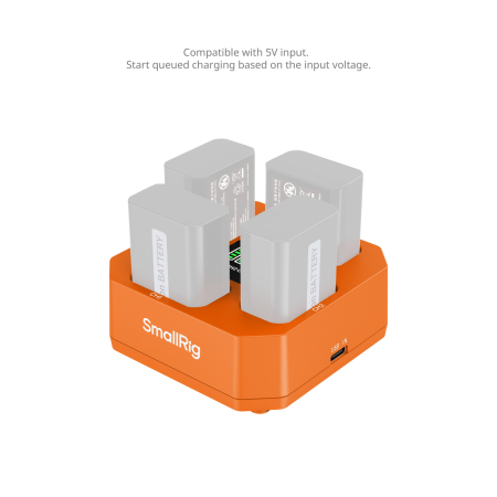 SmallRig 5749 Four-Channel Camera Battery Charger for NP-FW50 [1]