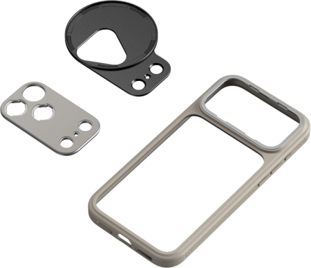 SmallRig 5791 FilMov Lightweight Photography Bumper Case for iPhone 17 Pro (Gray) – husă foto bumper TPU + aliaj aluminiu iPhone 17 Pro gri [16]