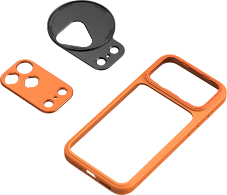 SmallRig 5792 FilMov Lightweight Photography Bumper Case for iPhone 17 Pro (Orange) [10]