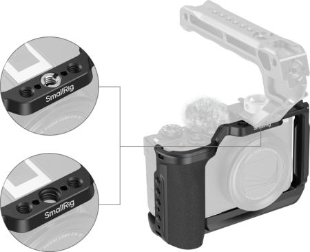 SmallRig 5807 Cage for Canon PowerShot V1 (Black) [3]