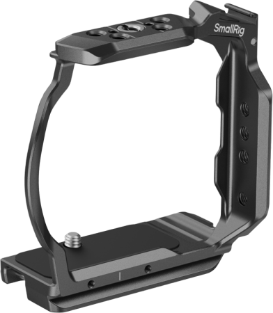 SmallRig 5905 HawkLock Half Cage Nikon ZR – Cușcă half-frame aliaj aluminiu 110g, HawkLock NATO top+lateral, Arca-Swiss H38 integrată, 1× ARRI 3/8"-16 + 4× 1/4"-20 top, DJI RS 2/RSC 2/RS 3 Pro/RS 4 Pr [1]