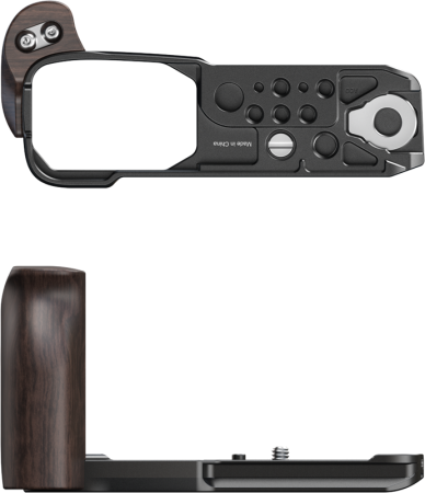 SmallRig 5906 L-Shaped Mount Plate with Wooden Handle for Nikon ZR [4]