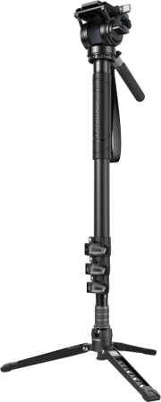 Trepied / Monopied Carbon - SmallRig 6623 Carbon Fiber Monopod (4 sections) with Videohead