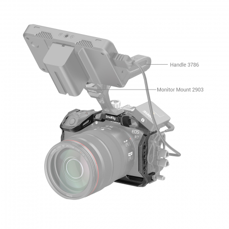 SmallRig „Black Mamba” Cage for Canon EOS R7 4003B SmallRig R7, SmallRig Canon [1]