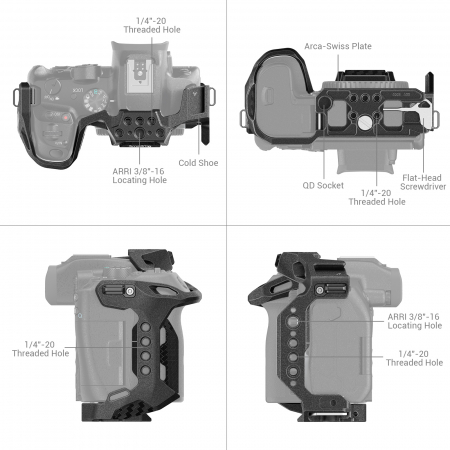 SmallRig „Black Mamba” Cage for Canon EOS R7 4003B SmallRig R7, SmallRig Canon [3]