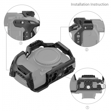 SmallRig „Black Mamba” Cage for Canon EOS R7 4003B SmallRig R7, SmallRig Canon [5]