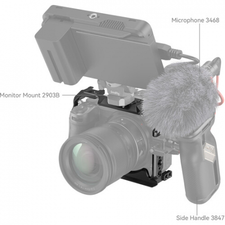SmallRig Camera Cage pentru Nikon Z 5 / Z 6 / Z 7 / Z 6II / Z 7II 2926B [7]