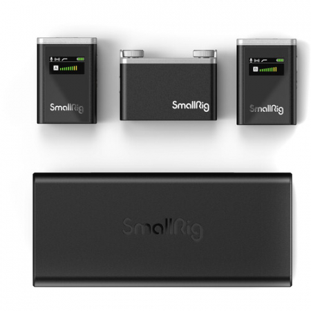 SmallRig Forevala W60 3487 Microfon digital dual channel wireless pentru cameră și smartphone [2]