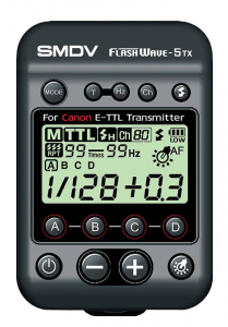 Declansatoare Radio si Infrarosu - SMDV FlashWave-5 TX - transmiter TTL pentru blitz-ul Briht 360 - patina Canon