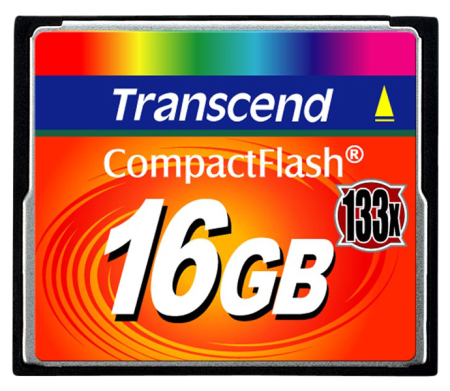 Transcend CF 133X MLC R50/W20 16GB - Card de memorie CF - Compact Flash [32]