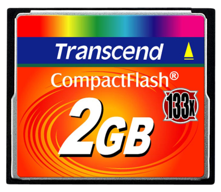 Transcend CF 133X MLC R50/W20 2GB  - Card de memorie CF - Compact Flash [24]