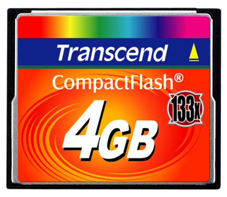 Transcend CF 133X MLC R50/W20 4GB  - Card de memorie CF - Compact Flash [32]