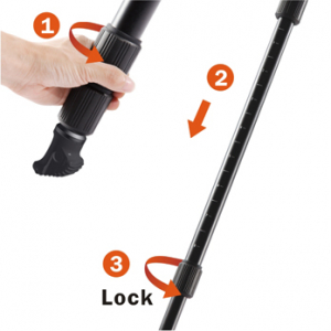 Vanguard Auctus Plus 283AT , trepied foto [3]