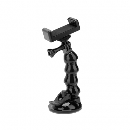 Video / Camere si accesorii - Suport flexibil pentru camere de actiune cu sistem de prindere cu ventuză pentru autovehicule - GP-SUC006