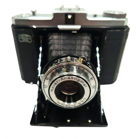 Zeiss Ikon Nettar 6x6 – Cameră pliabilă vintage pe film 120, ideală pentru fotografie analog și colecție [1]