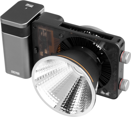 Zhiyun LED Molus X100 COB Light Pro - 2700K-6500K - Lampa video LED Bi-color cu Adaptor pentru montura Bowens [24]