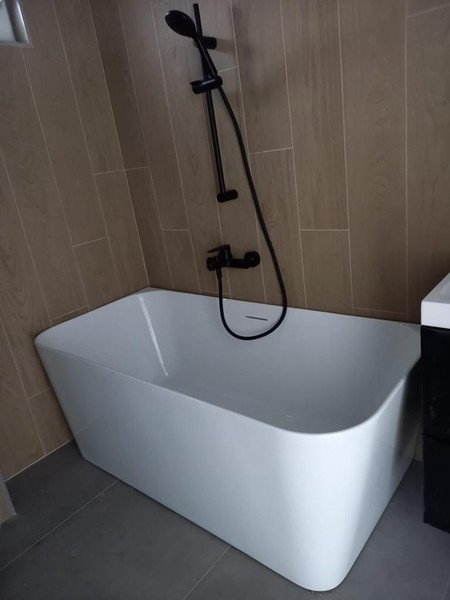 Cada freestanding cu montaj la perete 160x75 Shine [37]