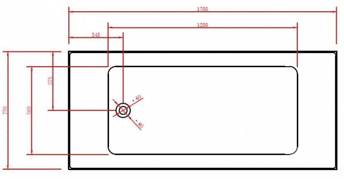 Cada freestanding dreptunghiulara 170x75 Mith [3]