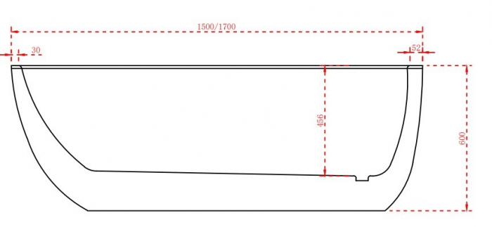 Cada freestanding ovala 170x70 Gloria [7]