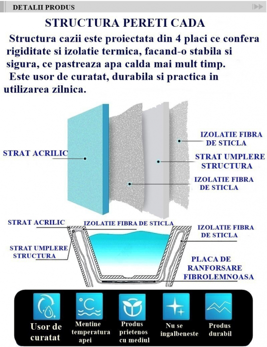 Cada freestanding ovala 170x80 Como [7]