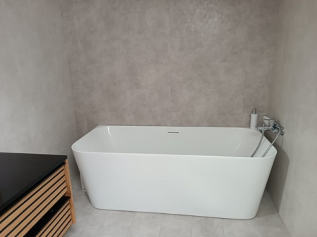Cada freestanding cu montaj la perete 160x75 Shine [25]