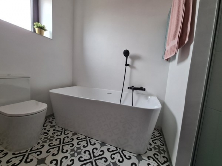 Cada freestanding cu montaj la perete 160x75 Shine [24]