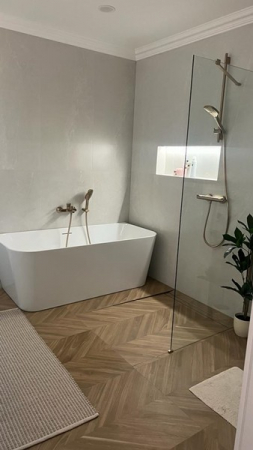 Cada freestanding cu montaj la perete 160x75 Shine [31]
