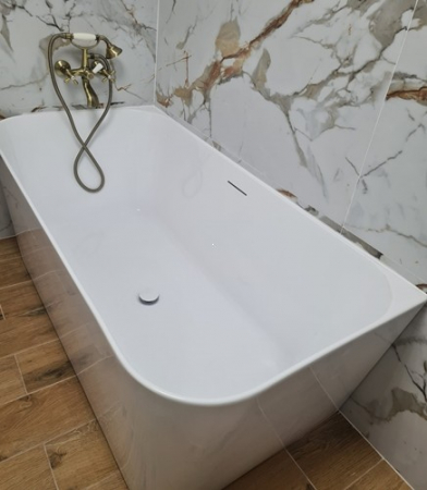 Cada freestanding cu montaj la perete 160x75 Shine [14]
