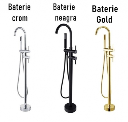 Cada freestanding lipita la perete 170x80 Pearl [9]