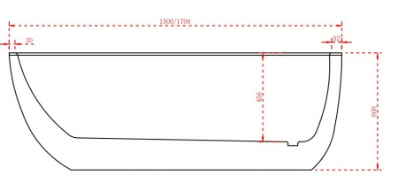 Cada freestanding ovala 170x70 Gloria [6]
