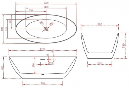 Cada freestanding ovala 170x80 Nest [4]
