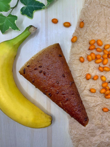 Clătite din fructe / Role din fructe - Clătite din Cătină și Banane