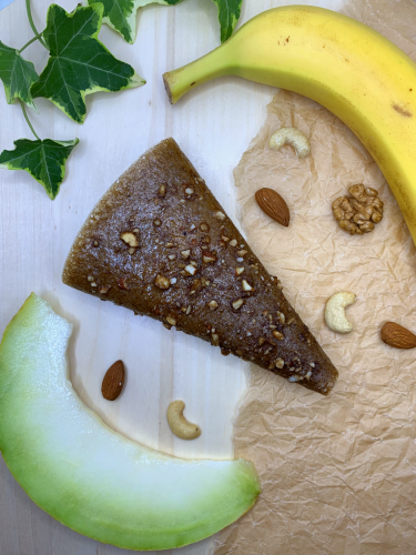 Clătite din fructe - Clătite din Banane & Pepene galben & Nuci