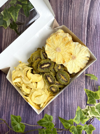 Mix - Răsfăț Exotic - Gustare Naturală de Ananas, Kiwi și Mango