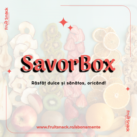 Personal - abonament clatite din fructe deshidratate SavorBox