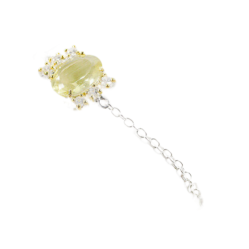 Bratara argint cuart lemon [2]