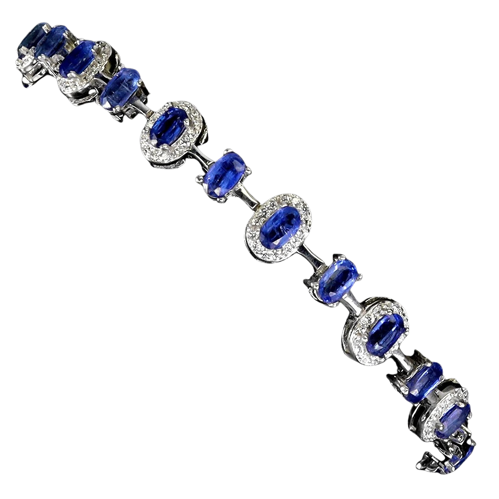 Bratara argint kyanit [2]