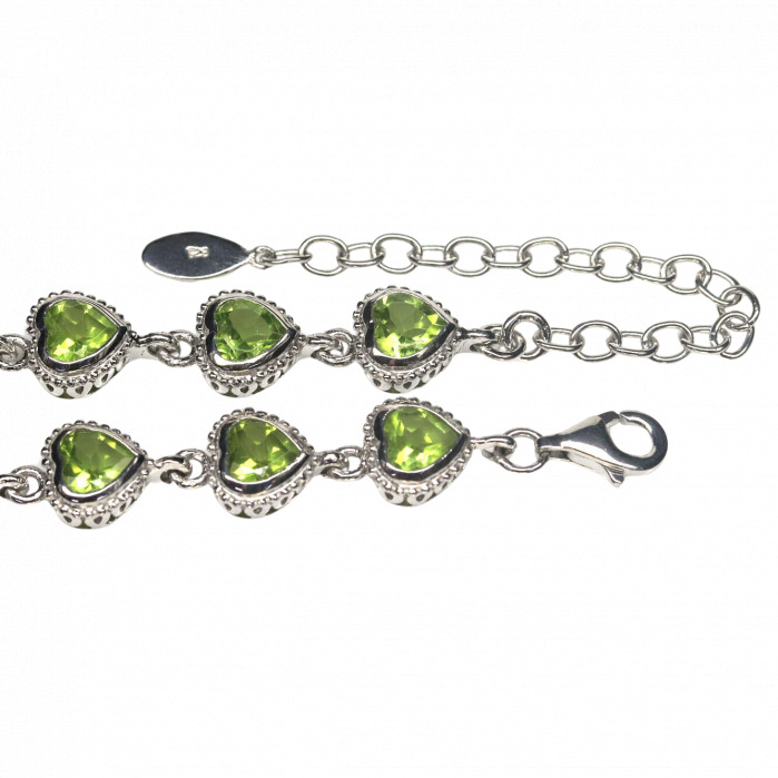 Bratara argint peridot [3]