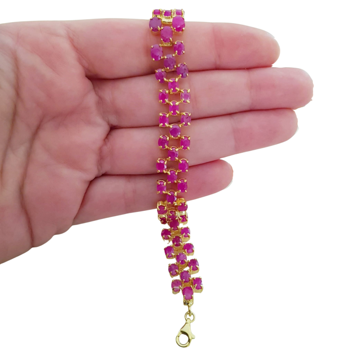 Bratara argint rubin [4]