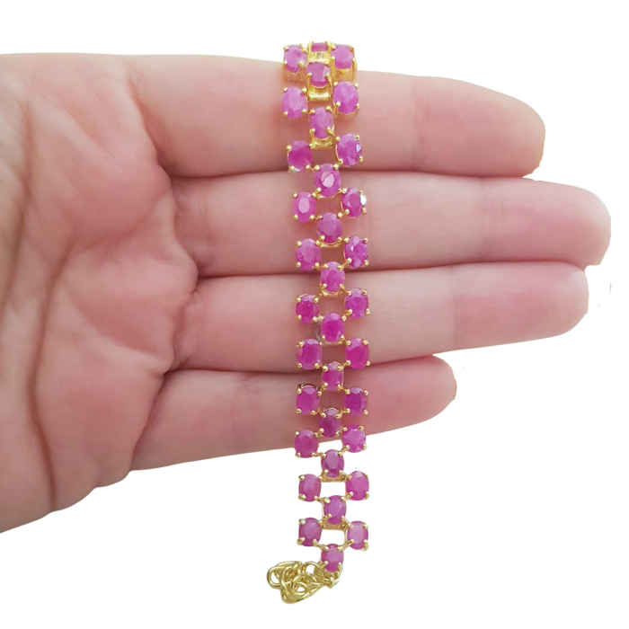 Bratara argint rubin [4]