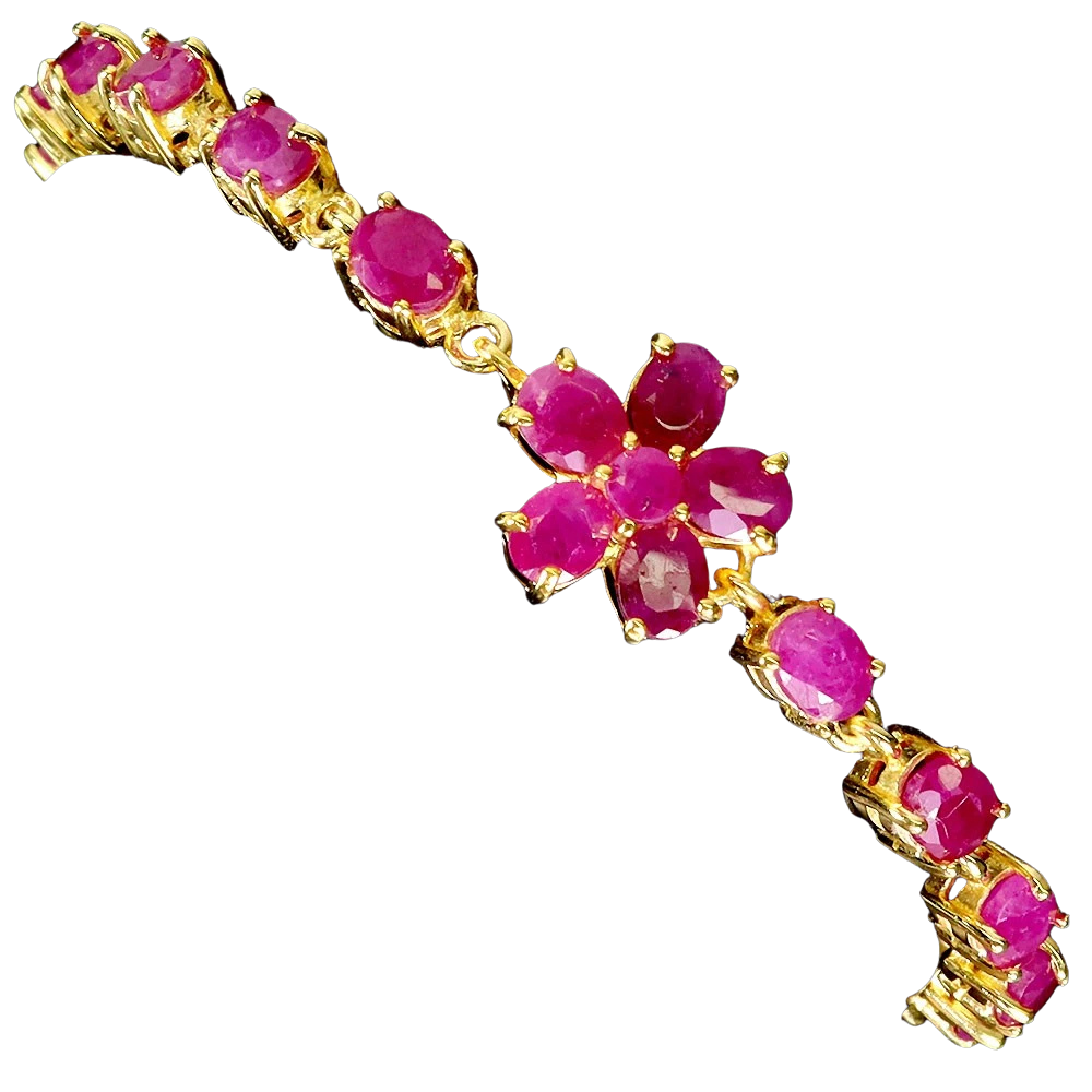 Bratara argint rubin [2]