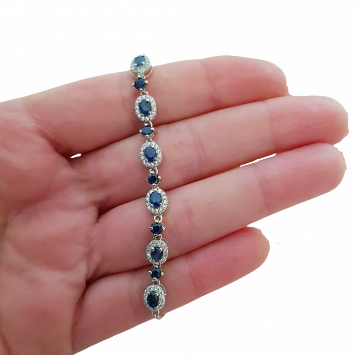 Bratara argint safir [4]