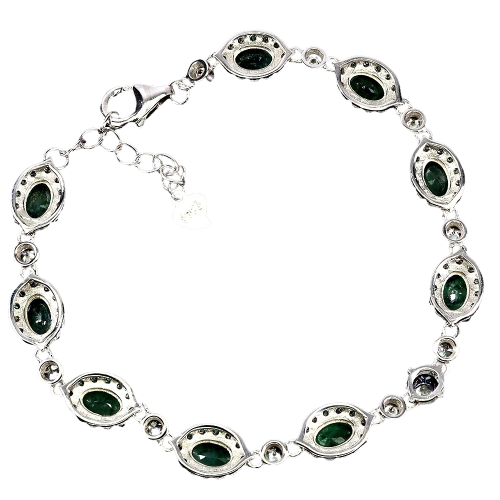 Bratara argint smarald [3]