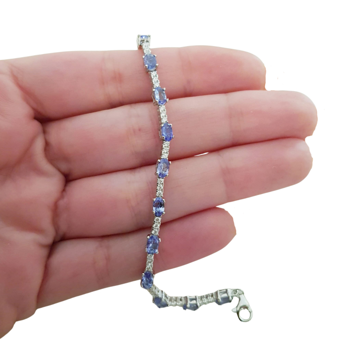 Bratara argint tanzanit [4]