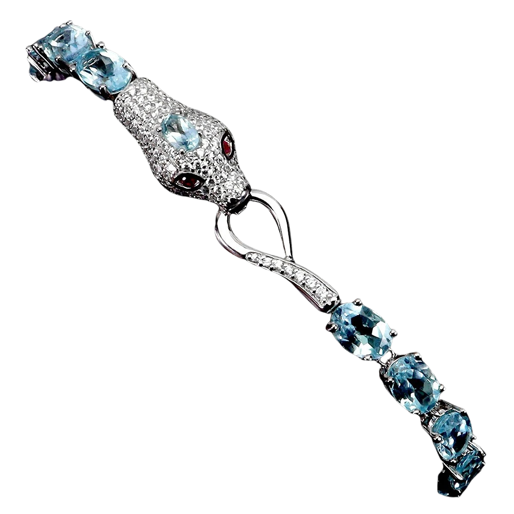 Bratara argint topaz [2]