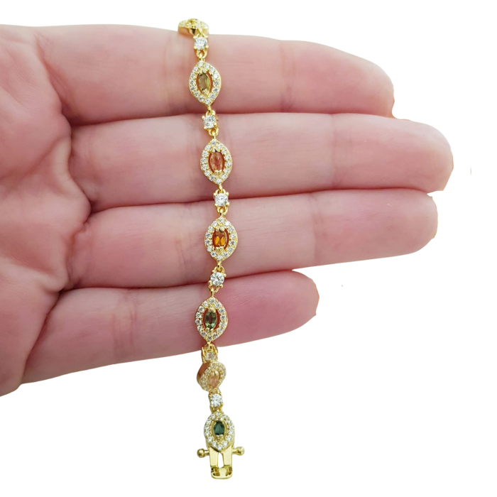 Bratara argint turmalina [4]