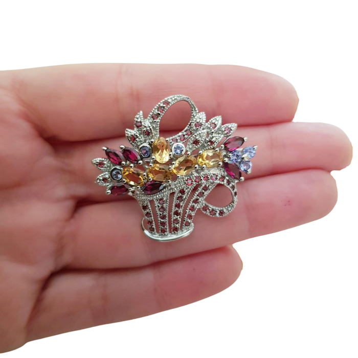 Brosa argint citrin [3]